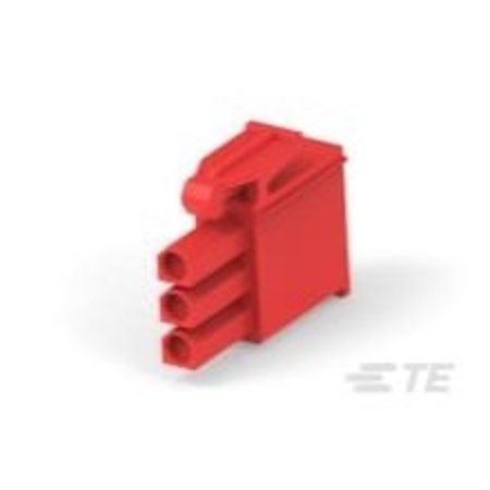 TE CONNECTIVITY MINI-U-M-N-L 3P PLUG RED 1-172166-2